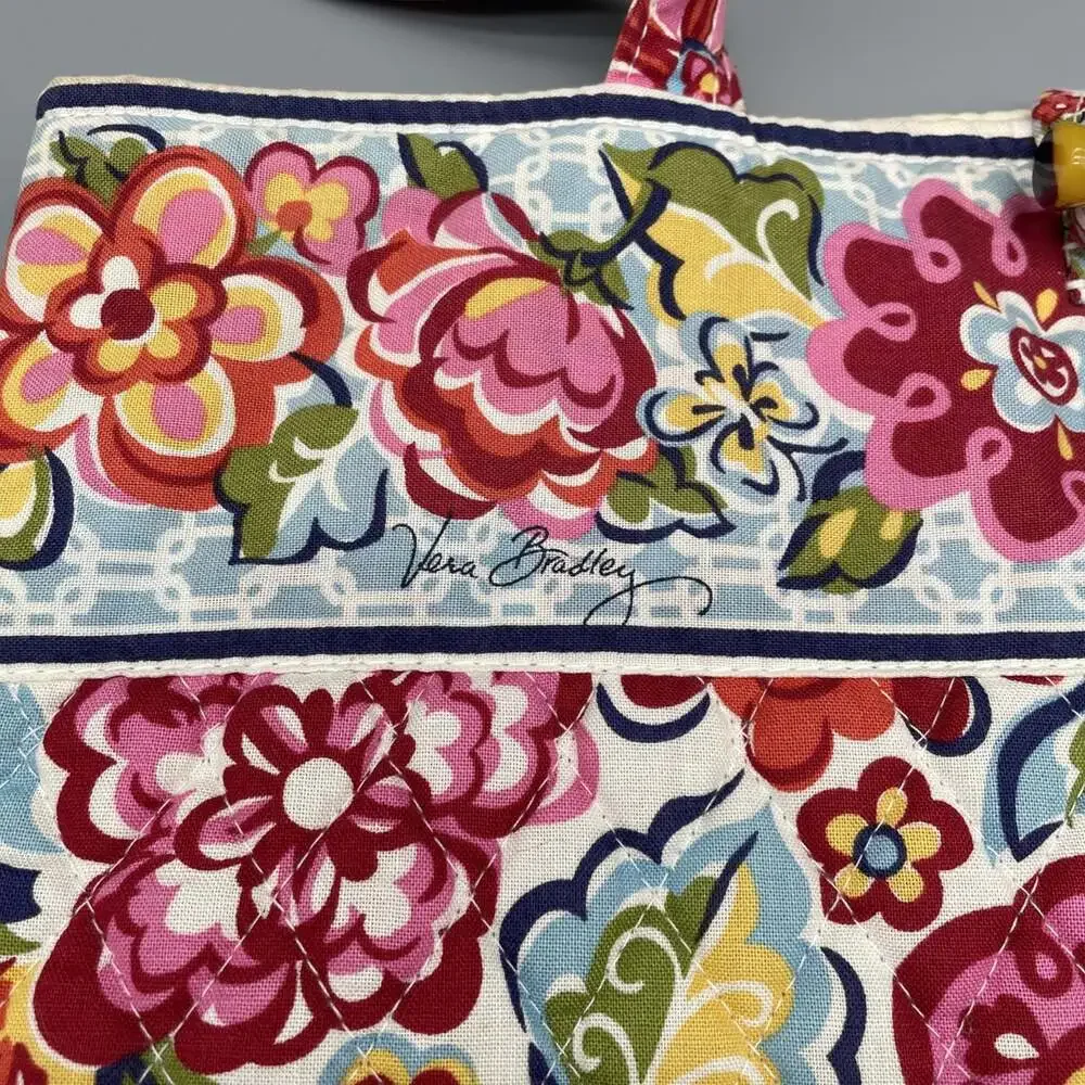 VERA BRADLEY Garden Hope Large Tote Bag Purse Travel Bag Shopper